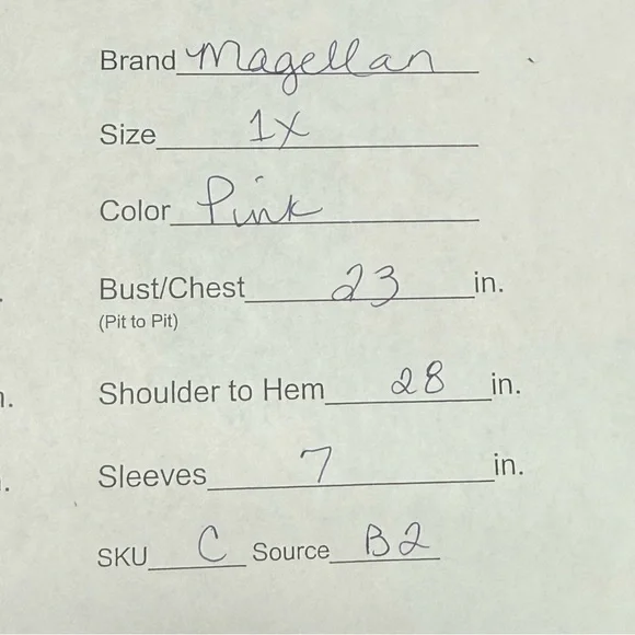 Magellan Pink Fishing Shirt 1X Classic Fit Button Outdoor Top - Picture 8 of 8